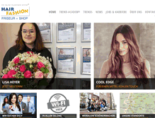 Tablet Screenshot of hairfashion-friseur.de